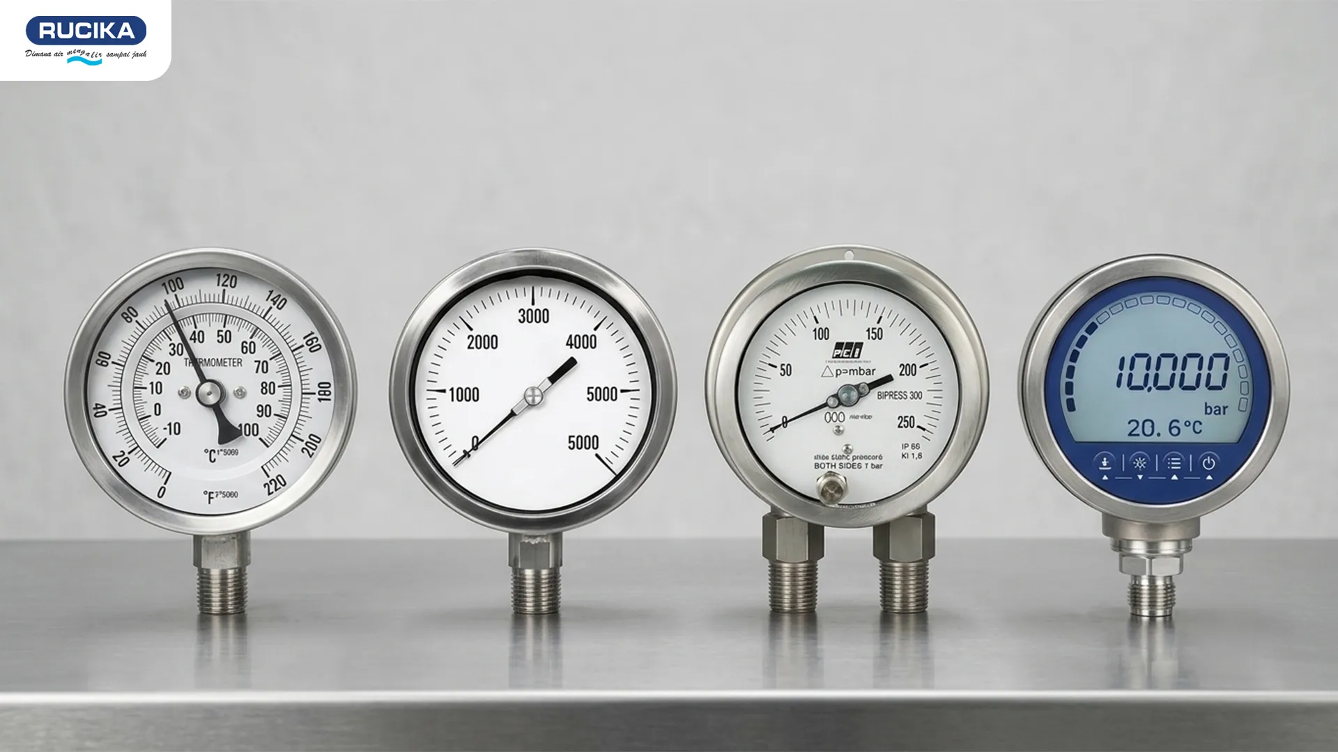 Mengenal jenis jenis pressure gauge
