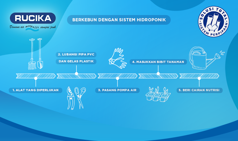 Langkah Mudah Membuat Kebun Hidroponik Menggunakan Pipa PVC