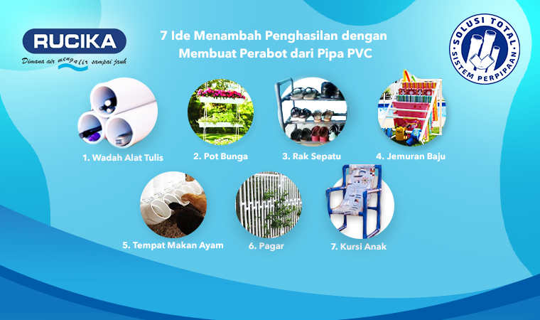 Ide Menambah Penghasilan dengan Membuat Perabot dari Pipa PVC