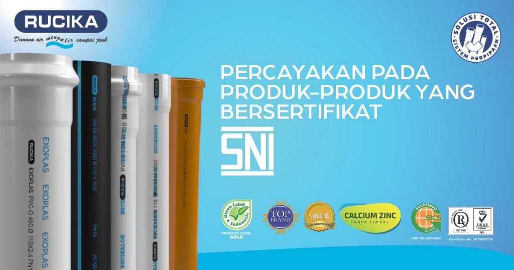 Produk Pipa Rucika Standard SNI