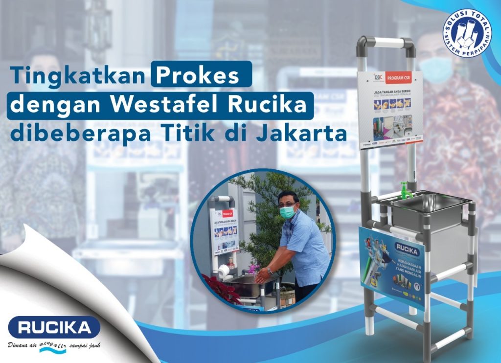 Sehat, Senang dan Bersih Dengan Wastafel Portable Rucika di Berbagai Titik di Jakarta