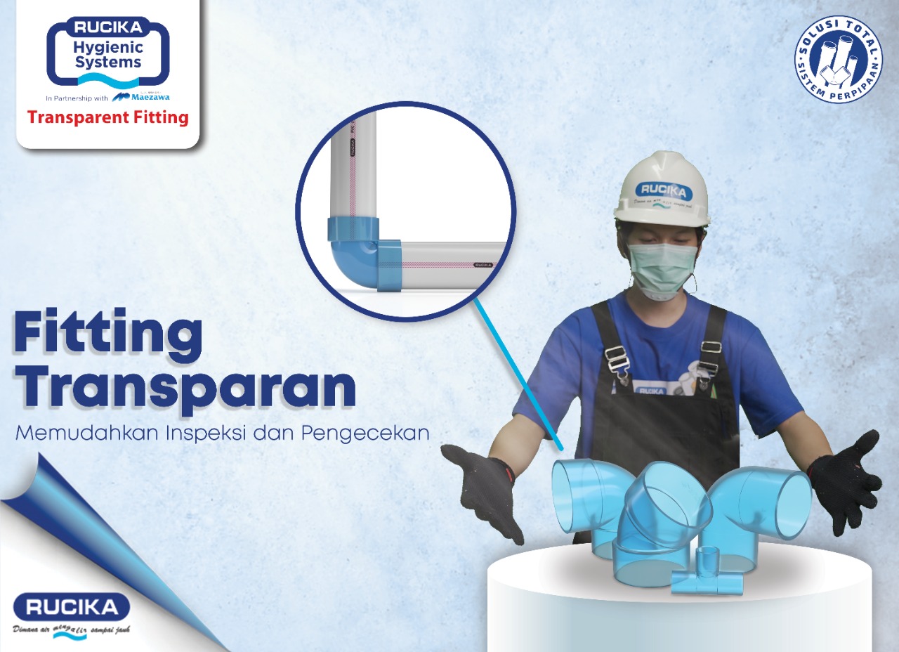 Rucika Transparent Fitting Untuk Materi Pembelajaran Plumbing RUCIKA