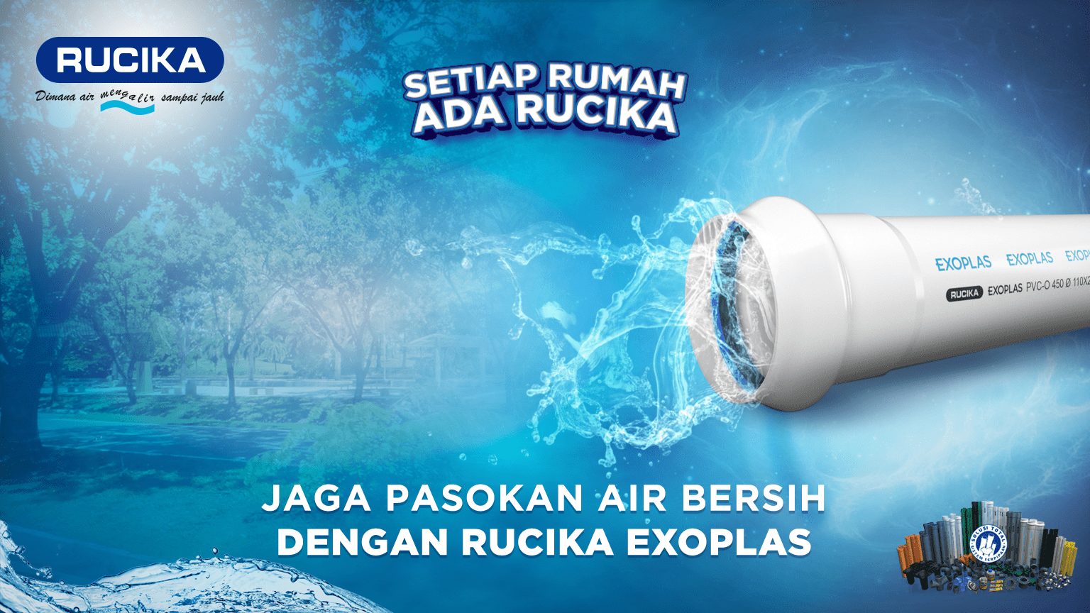 Menjaga Pasokan Air Bersih dengan Pipa PVC-O Rucika Exoplas