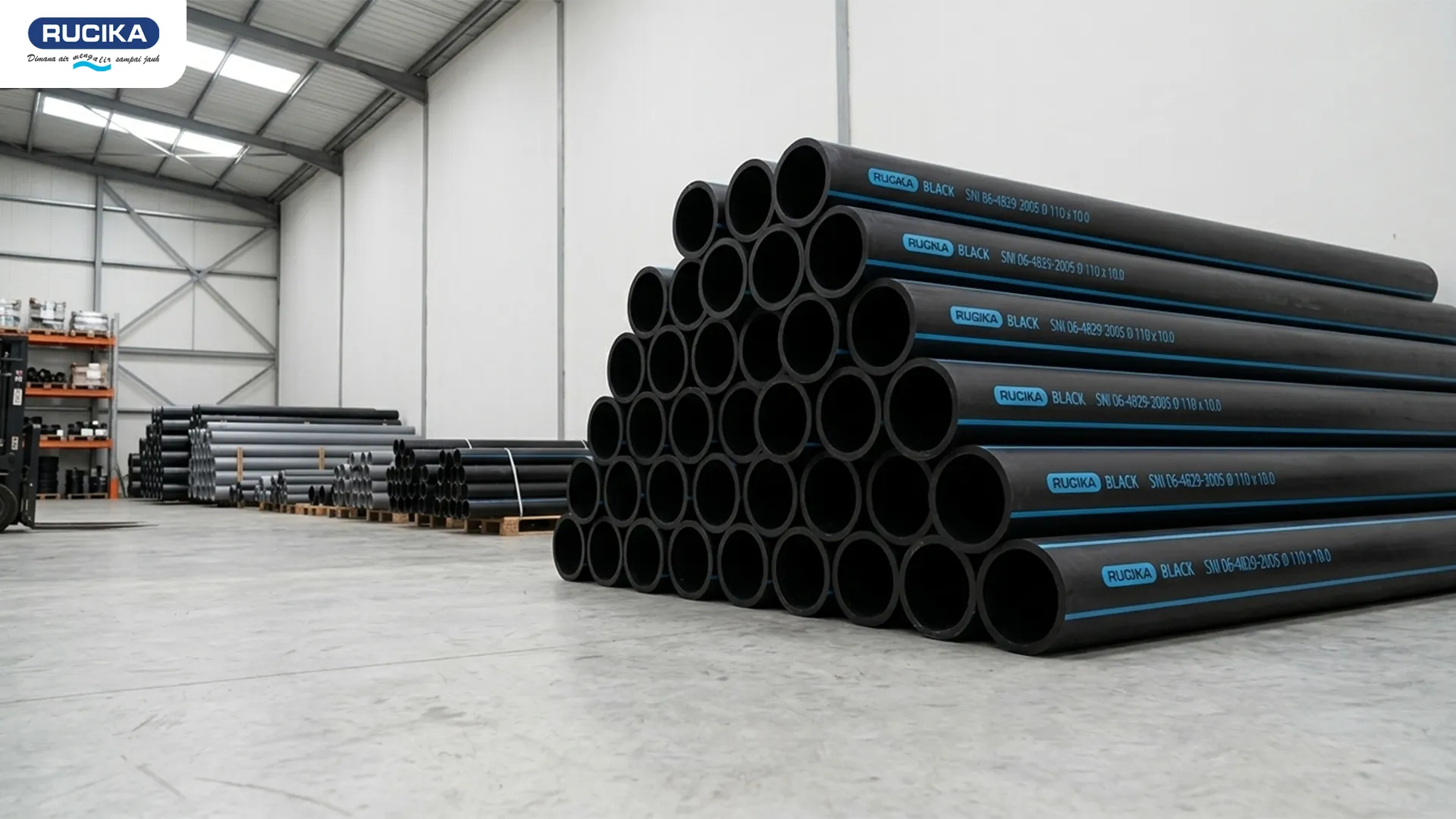 Pipa HDPE Rucika Black